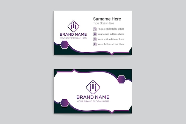 corporate business card template