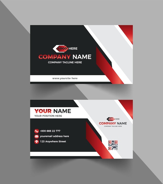 corporate business card template