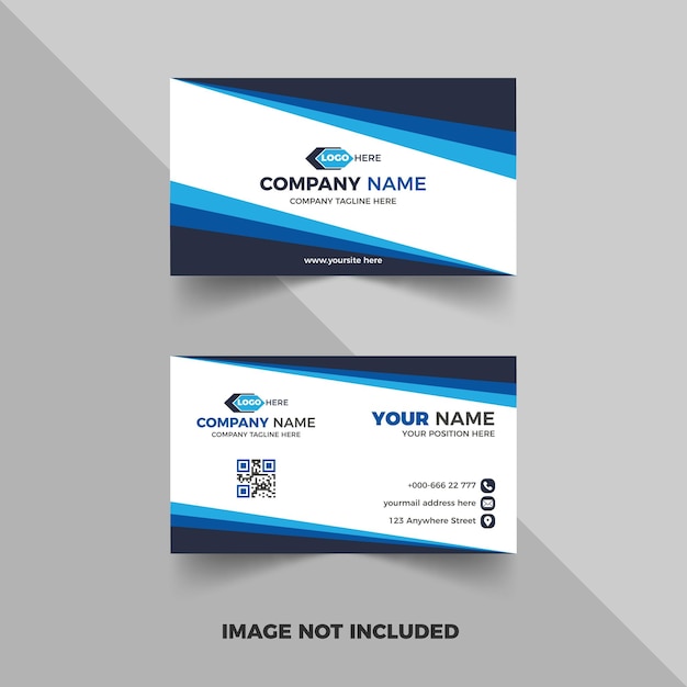 corporate business card template