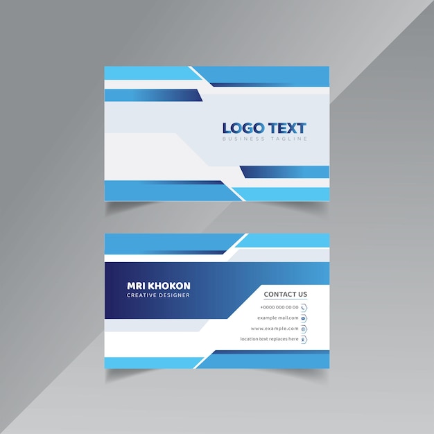 Corporate business card template