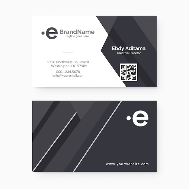 corporate business card template