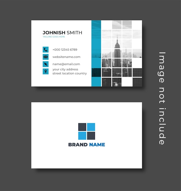 Vector corporate business card template