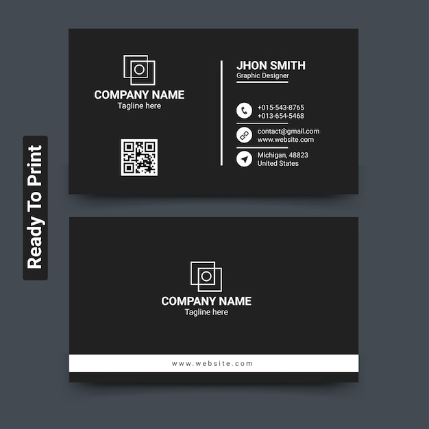 Vector corporate business card templates