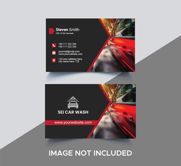 Corporate Business Card Vector Template