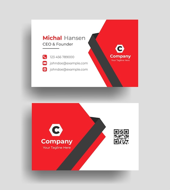 Premium Vector | Corporate business card or visiting card design ...