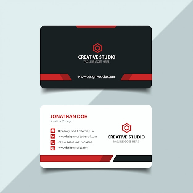 corporate business card