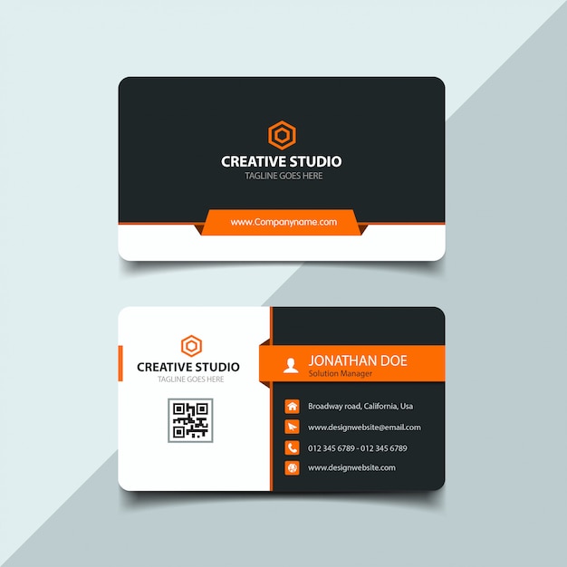 Corporate business card