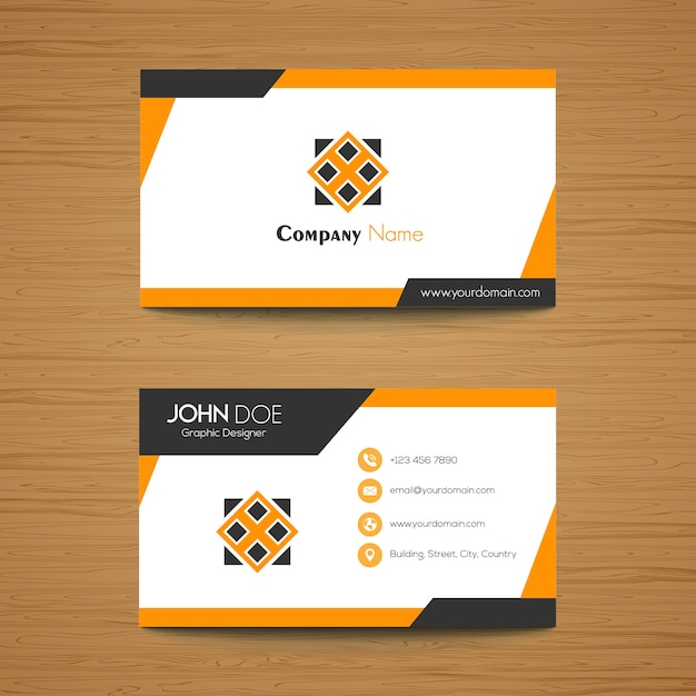 Corporate business card