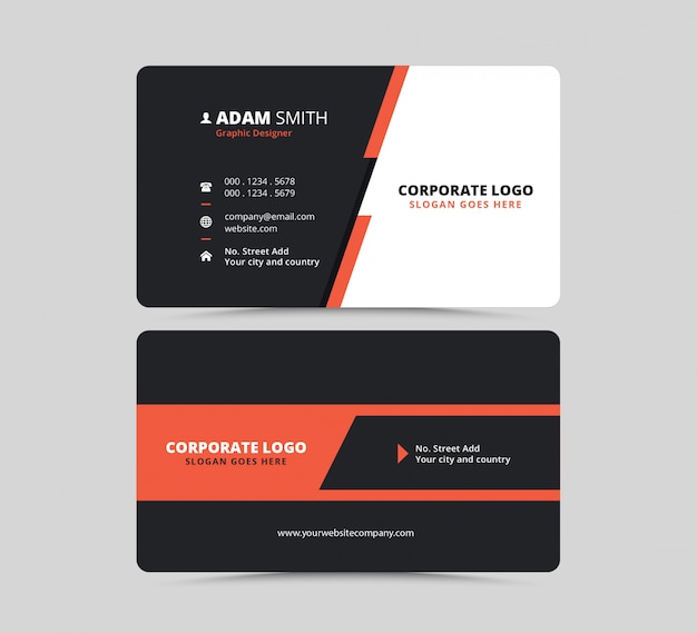 Corporate business card