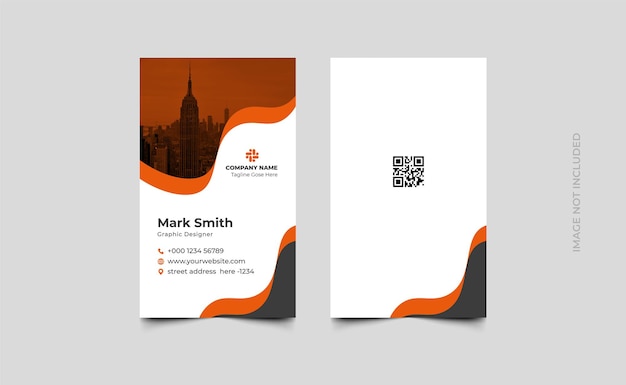 Vector corporate business card