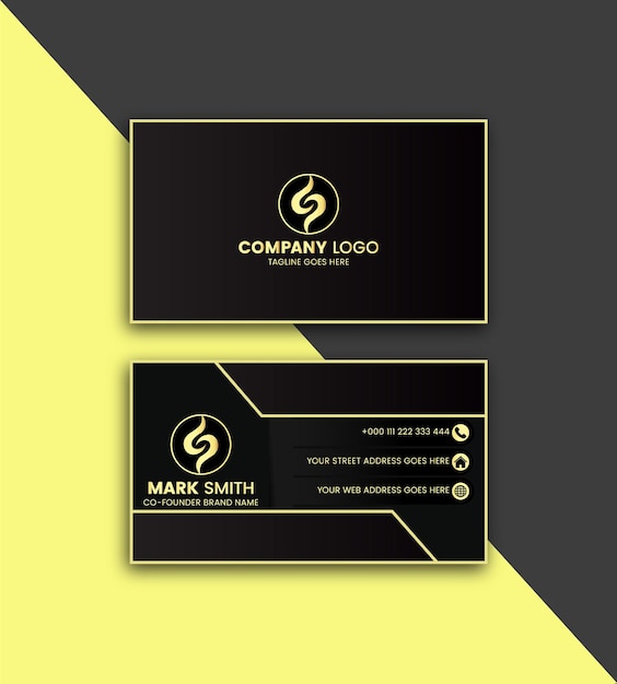 Corporate business card