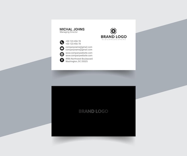 corporate business card