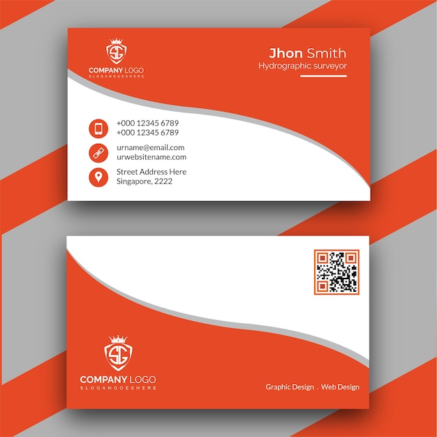 Corporate business card