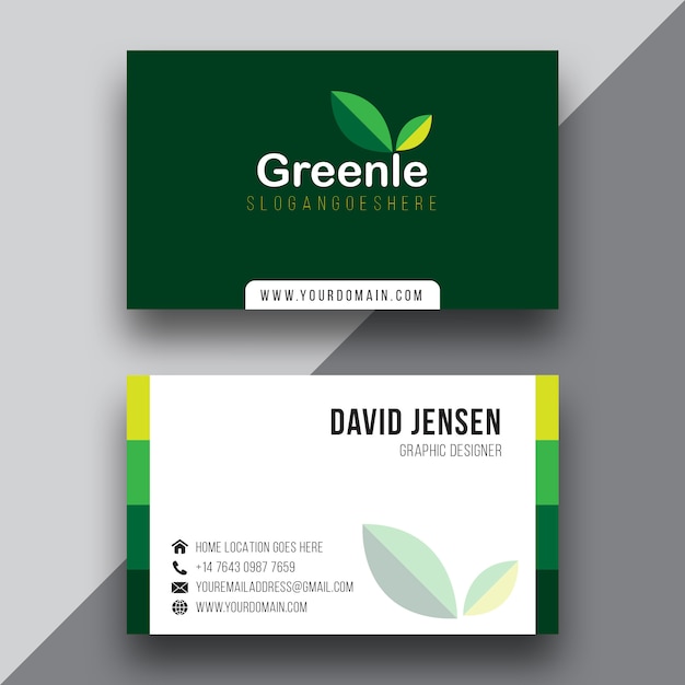 Corporate business card