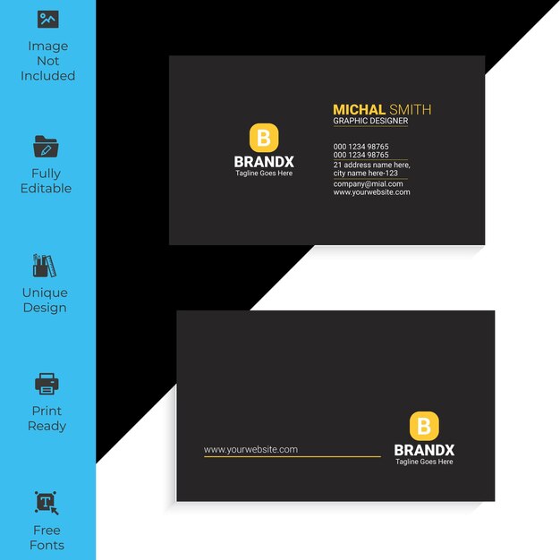 Vector corporate business cards design