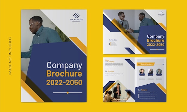 Corporate business company profile template design