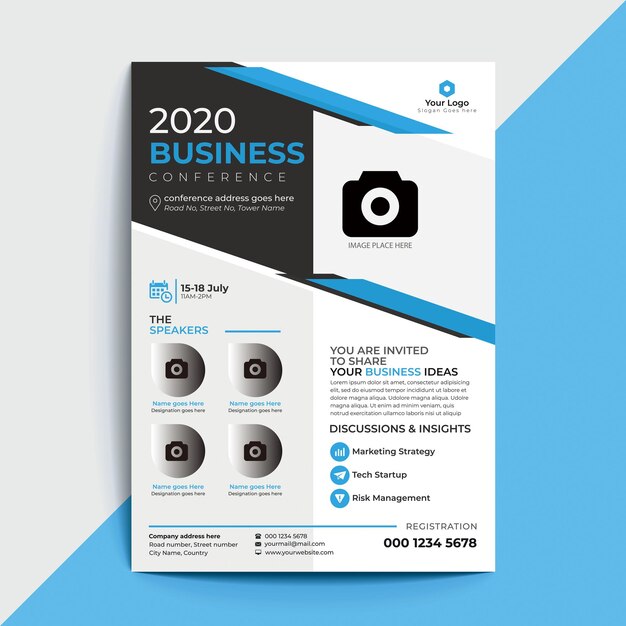 Corporate Business Conference Flyer Template