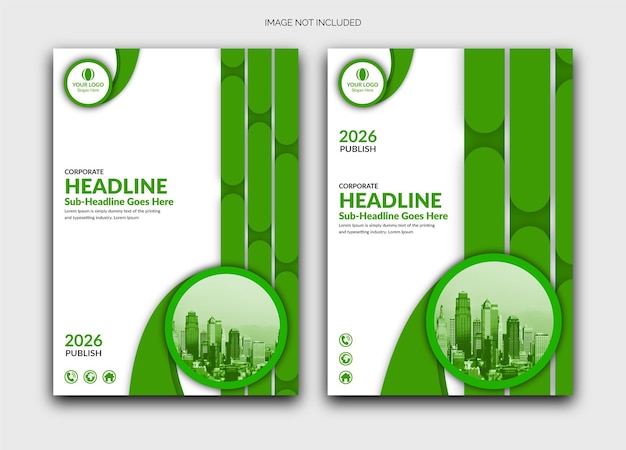 Corporate business cover design template