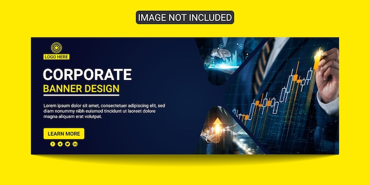 वेक्टर corporate business digital agency facebook cover banner template