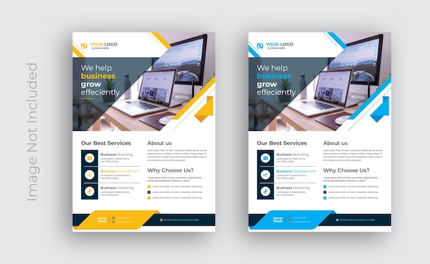 Corporate business digital marketing agency flyer design