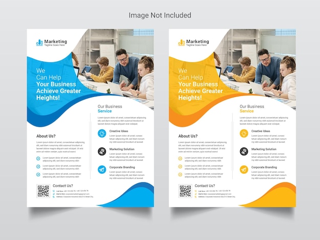 Corporate business Digital marketing agency multipurpose flyer template