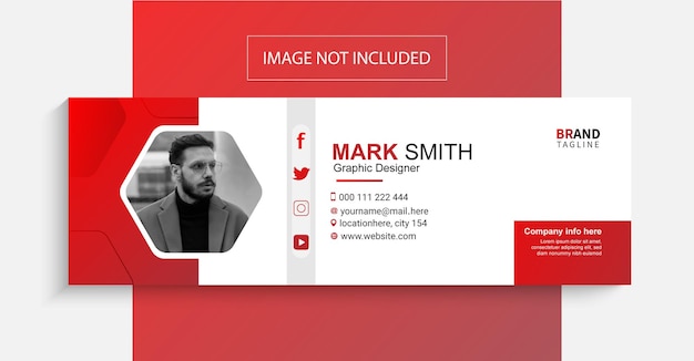 corporate business email signature template