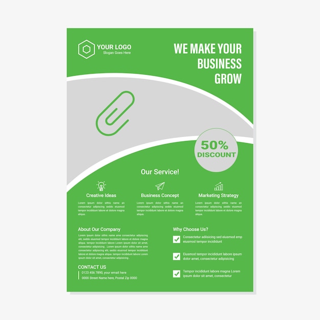 Corporate Business Event Real Estate Flyer and Brochure Design Template