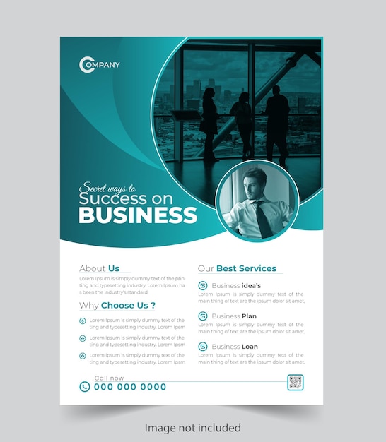 corporate business flyer design template business agency company flyer design