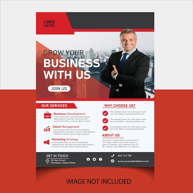 Corporate Business Flyer Design Template