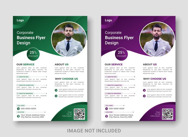 Corporate Business Flyer design template