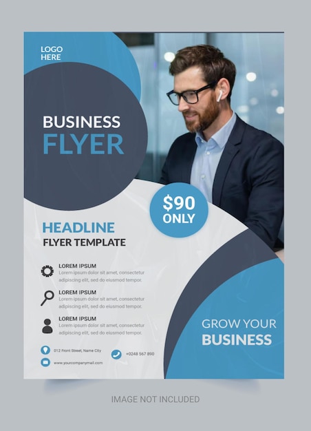 Vector corporate business flyer design