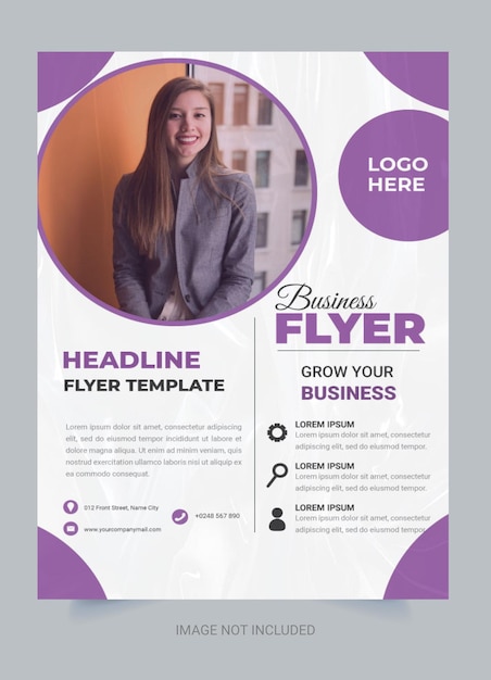 Vector corporate business flyer design