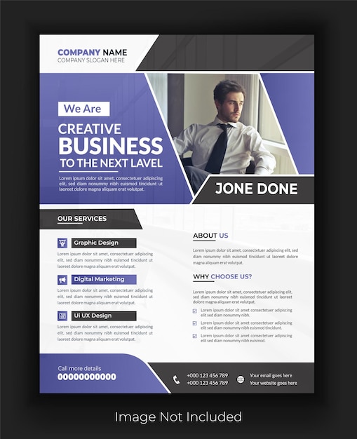 Corporate business flyer design