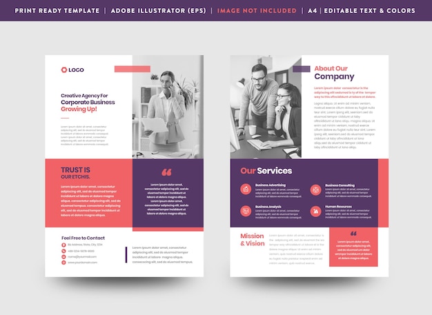 corporate business flyer design