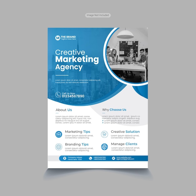 Corporate business flyer design