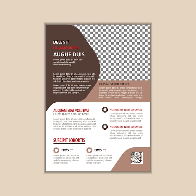 Vector corporate business flyer design