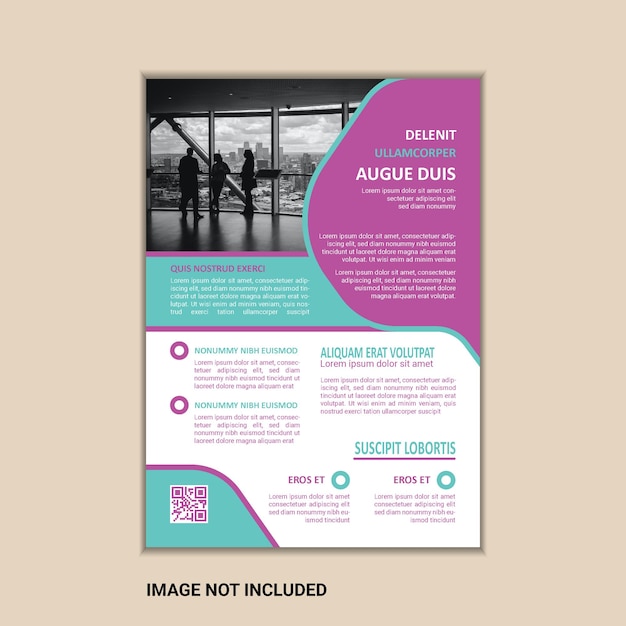 Vector corporate business flyer design