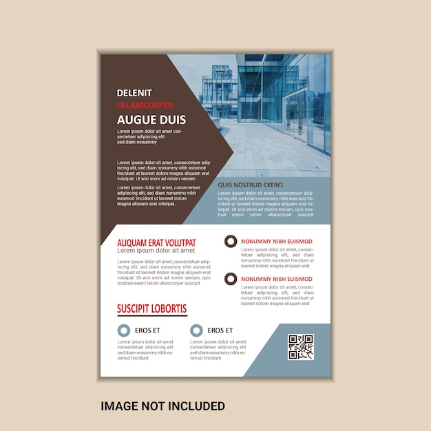 Vector corporate business flyer design