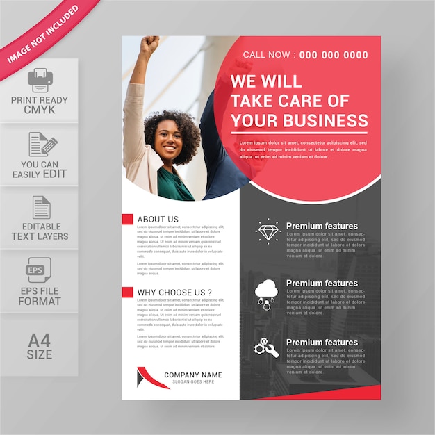 Corporate business flyer design