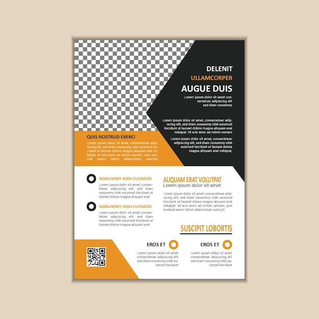 Vector corporate business flyer ontwerp