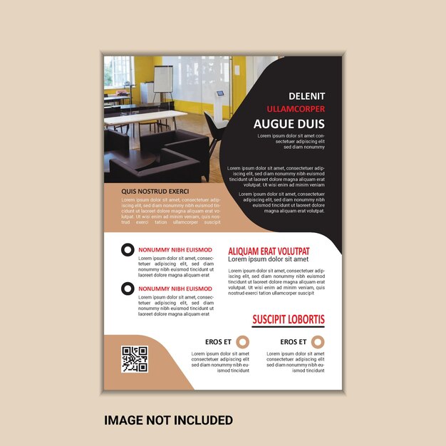 Corporate business flyer ontwerp
