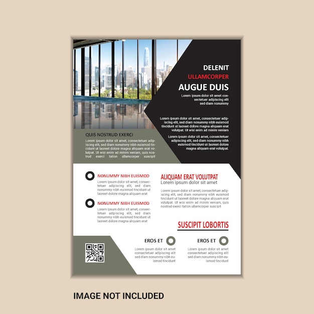 Corporate business flyer ontwerp