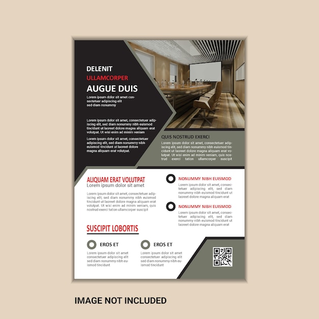 Corporate business flyer ontwerp