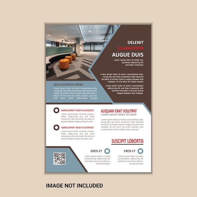 Corporate business flyer ontwerp