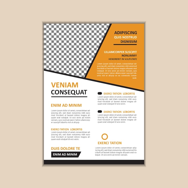 Corporate business flyer ontwerp