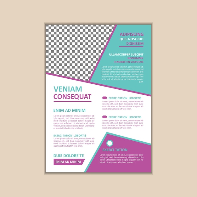 Corporate business flyer ontwerp