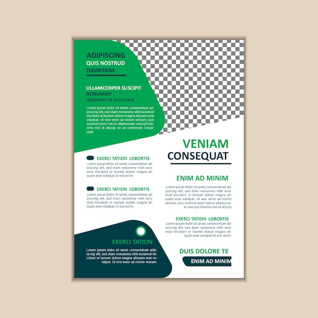 Corporate business flyer ontwerp