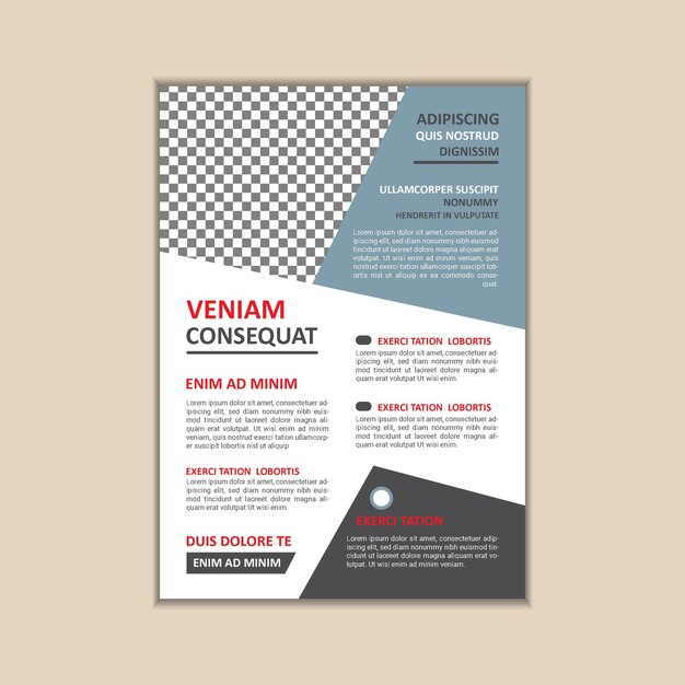 Corporate business flyer ontwerp