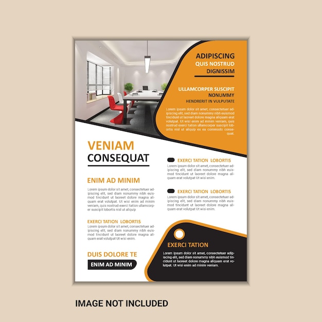 Corporate business flyer ontwerp