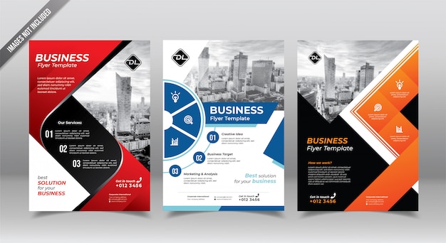 Corporate business flyer or pamphlet design template.